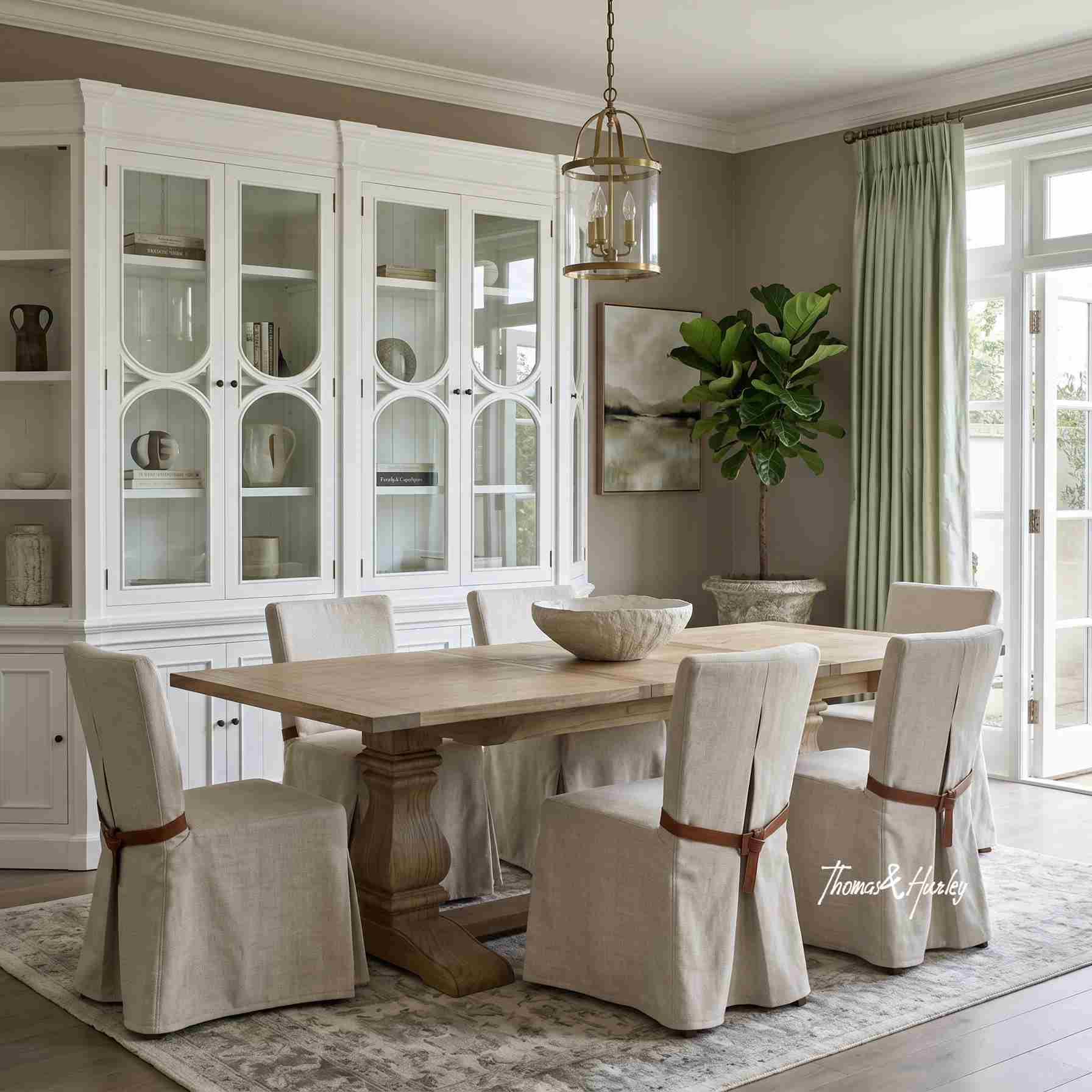 Sandringham Double Extension Dining Table with Carlyle Dining Chairs