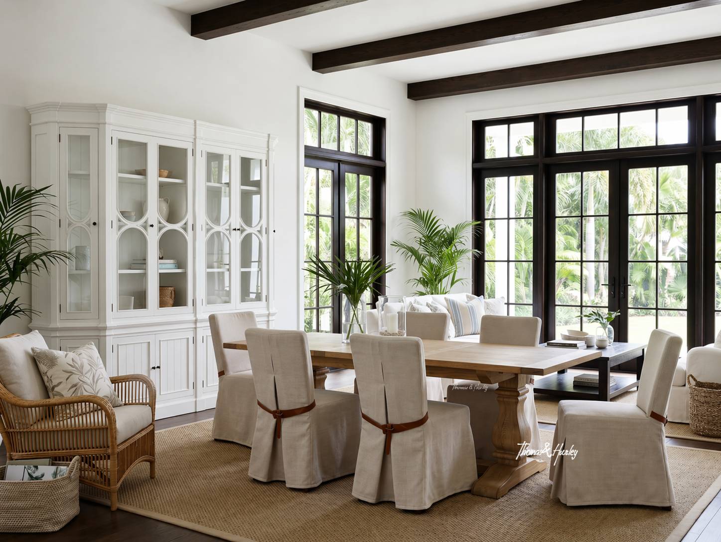 Sandringham Double Extension Dining Table by Thomas and Hurley